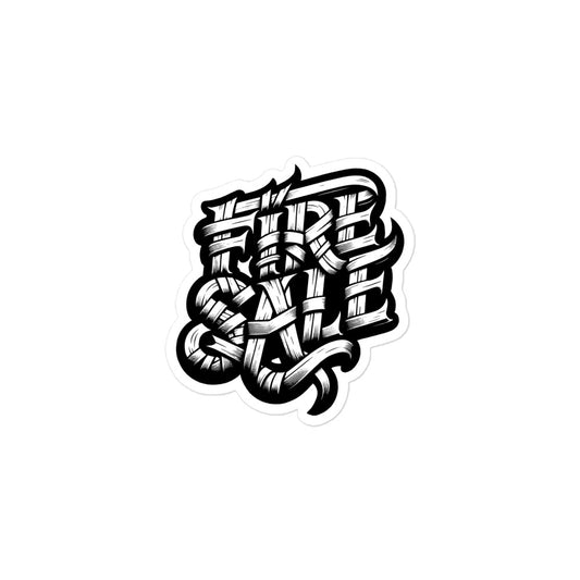 Fire Sale sticker